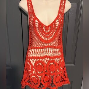 50- Suzy Shier crochet cover up.